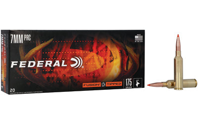 Federal Fusion Tipped 7mm PRC Ammo * 175 Grain Polymer Tip, 20 Rounds Per Box