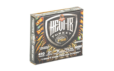 HEVI-Shot HEVI-18 TSS Turkey Shotshell 410 Gauge 3 Inch #9 * 13/16 oz, Pack of 5