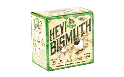 HEVI-Shot HEVI-Bismuth Waterfowl 12 Gauge 3-inch #4 Shot (25/250)