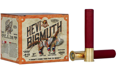 HEVI-Shot Hevi-Bismuth Upland 410 Gauge 3 Steel Shot, 25 Rounds per Box