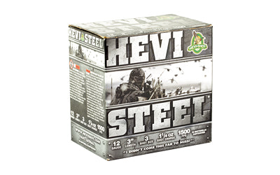 HEVI-Shot HEVI-Steel 12 Gauge #3 Shotshells * 1 1/4 oz for Waterfowl Hunting