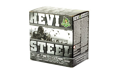 HEVI-Shot HEVI-Steel 12 Gauge 3-Inch BB Shotshell - 1 1/4 Oz, Max Dram, 25 Rounds