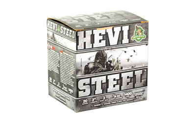 HEVI-Shot HEVI-Steel 20 Gauge 3 Shotgun Shells * High-Velocity Steel Shotshells for Waterfowl Hunting