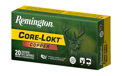Remington Core-Lokt 360 Buckhammer Hollow Point Ammo - 160 Grain, Lead-Free High-Strength Copper Projectiles