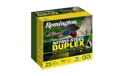 Remington Nitro Steel Duplex 12 Gauge Shotgun Shells * 25 Rounds per Box