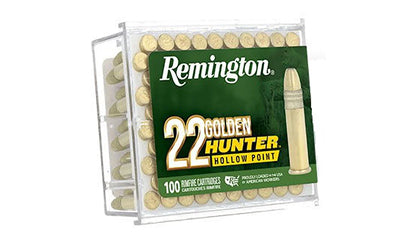 Remington Golden Hunter 22LR Hollow Point Ammunition - 42 Grain, 100 Rounds
