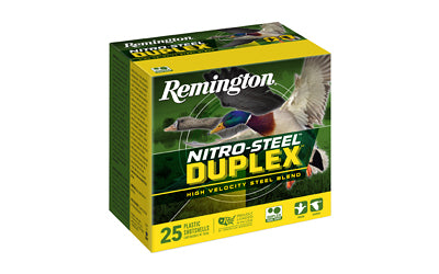 Remington Nitro Steel Duplex 12 Gauge Steel Shot Shells * 25 Rounds