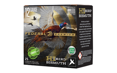 Federal Hi-Bird 12 Gauge 2.75-Inch Bismuth Shotshells * 1 1/4 oz, #5 Shot, Pack of 25