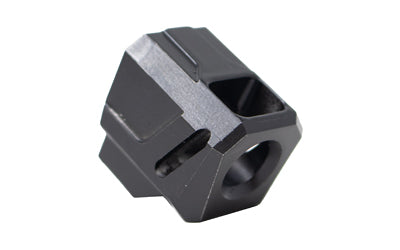 Faxon Firearms EXOS-524 9mm Compensator - Black Aluminum for Improved Recoil Control