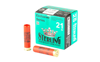 Sterling Exclusive Series 28 Gauge 2.75-Inch Shotgun Ammunition - 3/4 oz #8 Shots, Pack of 25
