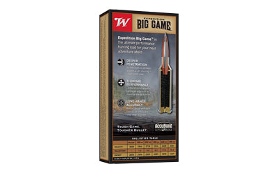 Winchester Ammunition 6.5 PRC Big Game Long Range 142-Grain AccuBond Bullet - 20 Rounds