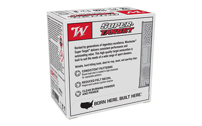 Winchester Ammunition Super Target 12 Gauge Shotshell, 1 1/8 oz #8, 25 Rounds per Box