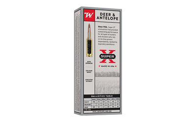 Winchester Ammunition Super-X 25 Winchester Super Short Magnum 120-Grain Positive Expanding Point Hollow Point - 20 Rounds per Box
