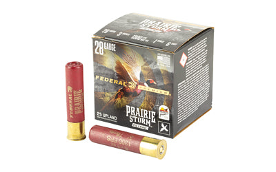 Federal Prairie Storm 28 Gauge 3-inch 7/8 oz #6 Lead Shot Shotshells (25/Box, 250/Case)