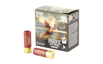 Federal Prairie Storm 12 Gauge 2.75 Inch #5 Lead Shotshells * Reliable Upland Hunting Ammunition