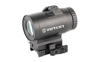 Riton Optics 1 Series Tactix 3X Magnifier * 22mm Objective with Flip-Away QD Mount, Black