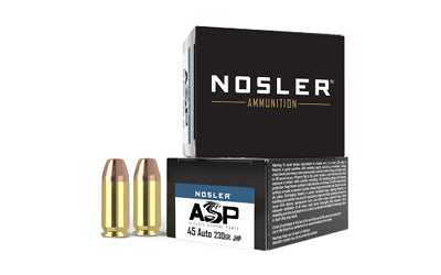 Nosler Assured Stopping Power 45 ACP 230-Grain Hollow Point Ammunition (20 Rounds per Box)
