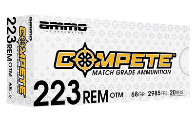 Ammo Inc 223 Remington 68-Grain Open Tip Match Ammunition * Precise and Reliable for Competition and Range Use
