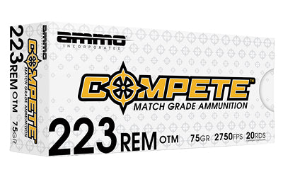 Ammo Inc 223 Remington 75 Grain Open Tip Match (OTM) * Precision Rifle Ammunition