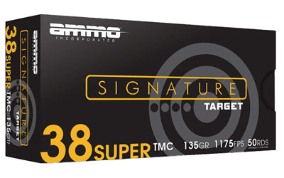 Ammo Inc 38 Super Signature Target 135-Grain Total Metal Coating Ammunition (50 Rounds per Box)