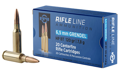 Prvi Partizan PPU 6.5 Grendel 120 Grain Boat Tail Hollow Point Rifle Ammunition - Standard Rifle Model