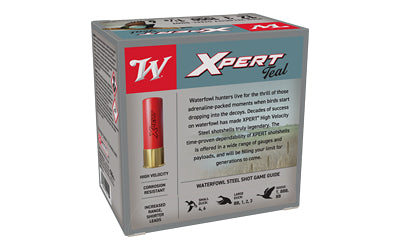Winchester Ammunition XPERT Steel 12 Gauge High Velocity Shotshells, 1 1/8 oz #6 Steel Shot - 25/250