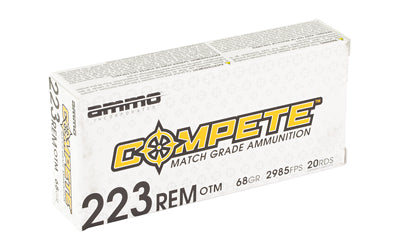 Ammo Inc 223 Remington 68-Grain Open Tip Match Ammunition * Precise and Reliable for Competition and Range Use