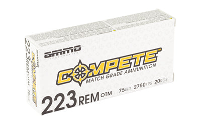 Ammo Inc 223 Remington 75 Grain Open Tip Match (OTM) * Precision Rifle Ammunition