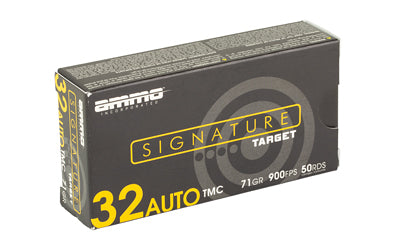 Ammo Inc Signature Target 32 ACP 71-Grain Total Metal Coating Ammunition * Reliable Performance for Target Shooting and Range Use