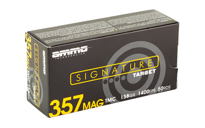 Ammo Inc Signature Target .357 Magnum 158 Grain Total Metal Coating Ammunition - 50 Rounds Per Box