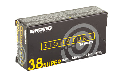Ammo Inc 38 Super Signature Target 135-Grain Total Metal Coating Ammunition (50 Rounds per Box)
