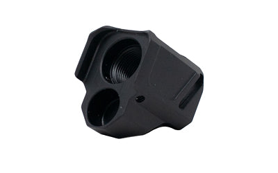 Faxon Firearms EXOS-553 9mm Compensator for Glock Gen 5 - Black Aluminum Recoil Mitigator