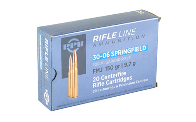 Prvi Partizan PPU 30-06 Springfield 150 Grain Full Metal Jacket Rifle Ammunition - 20 Rounds Per Box