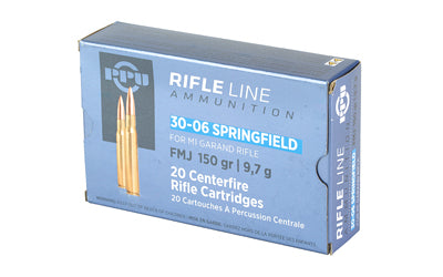 Prvi Partizan PPU 30-06 Springfield 150 Grain Full Metal Jacket Rifle Ammunition - 20 Rounds Per Box