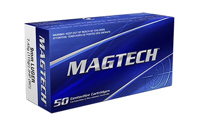 Magtech 9mm 115 Grain Jacketed Hollow Point Ammunition * Sport Shooting Line, 50 Rounds