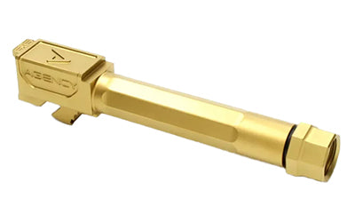 Agency Arms Syndicate Gold 9mm Barrel for Glock 19 - Reliable Performance and Functionality
