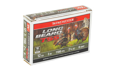 Winchester Ammunition Long Beard TSS 12 Gauge Shotshells * 3 Inch, #8 Shot, 5 Rounds per Box
