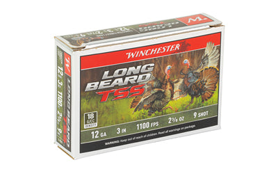 Winchester Ammunition Long Beard TSS 12 Gauge Shotshell - 3 Inch, #9 Grain, 5 Pack