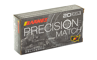 Barnes Precision Match 6mm Creedmoor 112 Grain Open Tip Match Ammunition * Long-Range Accuracy for Elite Shooters