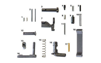 Geissele Automatics GEI05-343 Lower Parts Kit - Standard for AR-15 Rifles
