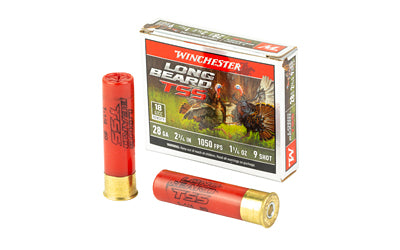 Winchester Ammunition Long Beard TSS Shotshell 28 Gauge, 2.75 Inch, #9 Grain - 5 Rounds per Box, 50 per Case