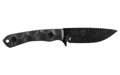 STROUP GP2 3.5-inch Plain Edge High Carbon Steel Knife - Black Handle