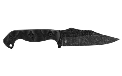 STROUP TU1 Model 4.5-Inch High Carbon Steel Tactical Knife with Black Handle