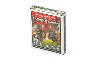 Winchester Ammunition Long Beard TSS 410 Gauge Shotshells - 3 Inch, #9 Grain, 5 Rounds per Box