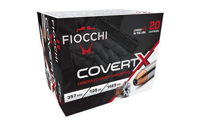 Fiocchi Ammunition Covert X .357 Magnum 125-Grain Hollow Point Ammo