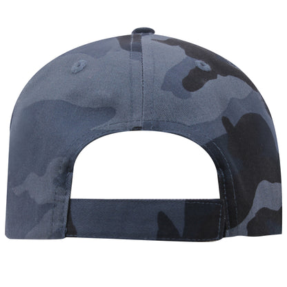 Rothco Supreme Camo Low Profile Cap Midnight Blue Camo Size One Size