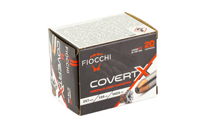 Fiocchi Ammunition Covert X .357 Magnum 125-Grain Hollow Point Ammo