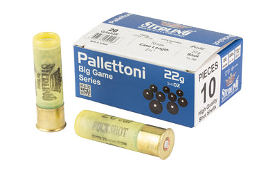 Sterling Big Game Series 20 Gauge Buckshot Ammunition - 2.75 Inch Shells, 10 Rounds per Box