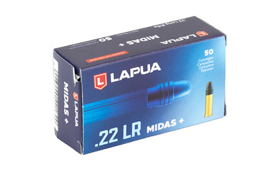 Lapua Midas+ .22 LR 40-Grain Lead Round Nose Ammunition * Precision for Rimfire Shooters